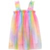 Ombre Rainbow Tulle Dress, Multi - Dresses - 1 - thumbnail