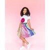 Ombre Stripe Midi Skirt, Multi - Skirts - 3