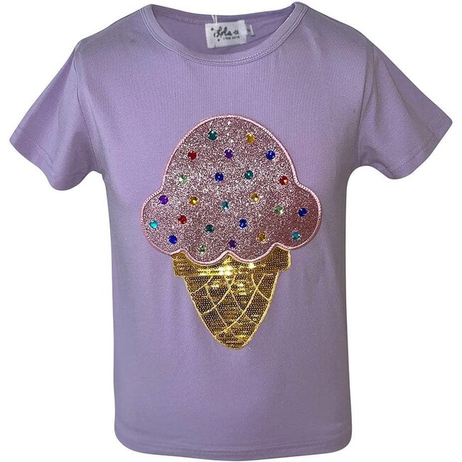 Ice Cream Gem T-Shirt, Purple