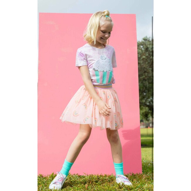 Pastel Rainbow Tutu, Orange - Dresses - 3
