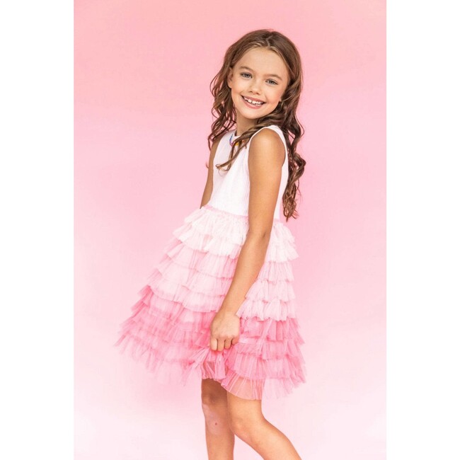 Ombre Jewel Dress, Pink - Lola + The Boys Dresses | Maisonette