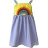 Crystal Rainbow Sun Dress, Purple - Dresses - 1 - thumbnail