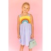 Crystal Rainbow Sun Dress, Purple - Dresses - 3 - thumbnail