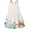 Summer Pop Dress, White - Dresses - 1 - thumbnail