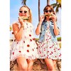 Strawberry Tulle Dress, Multi - Dresses - 5
