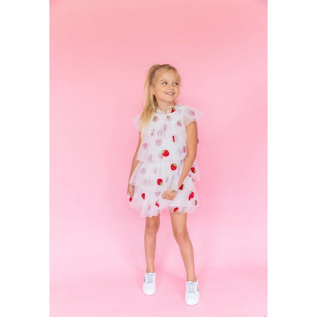 Strawberry Tulle Dress, Multi - Dresses - 6