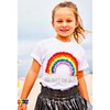 3-D rainbow T Shirt, White - T-Shirts - 2