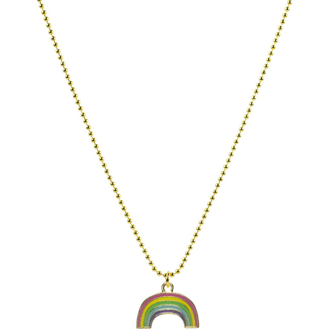 Rainbow Charm Necklace, Multi