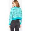 Rae Cardigan Set, Cream and Blue - Cardigans - 3