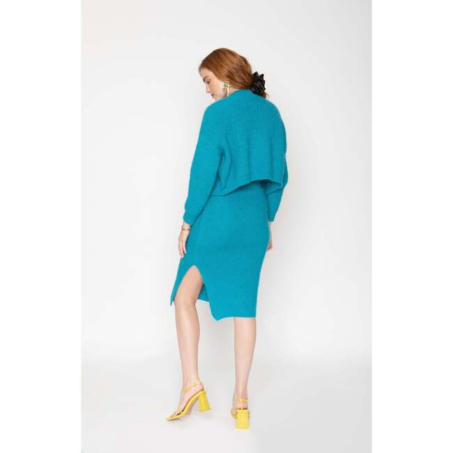 Genny Midi Skirt, Blue - Skirts - 2