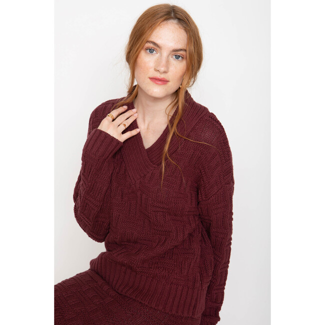 Tony Skirt, Burgundy - Skirts - 3