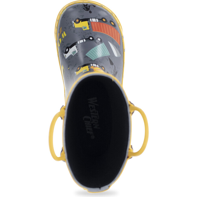 Work Zone Printed Rain Boot, Grey - Boots - 6