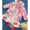 Bohemian Textile Dress, Red - Dresses - 2