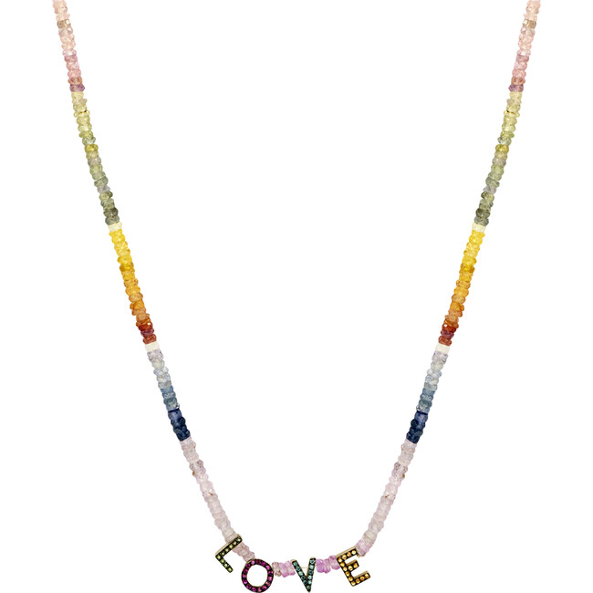 Women's Sapphire Love Necklace - Necklaces - 1