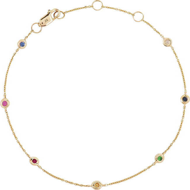 Women's Skittle Rainbow Sapphire Bracelet