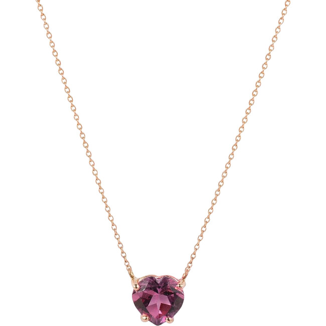 Women's Honor's Pink Heart Necklace - Necklaces - 1