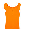 Tank With Bows, Orange - Blouses - 1 - thumbnail