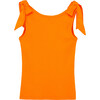 Tank With Bows, Orange - Blouses - 2