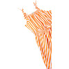 Mock Wrap Romper, Orange - Rompers - 3