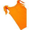 Tank & Ruffle Short Set, Orange - Blouses - 3