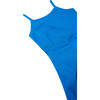 Gathered Romper, Blue - Rompers - 3