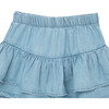 Tank & Ruffle Short Set, Orange - Blouses - 4