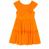 Tiered Dress, Orange - Dresses - 2