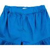 Tie Front Top & Short Set, Blue - Mixed Apparel Set - 4