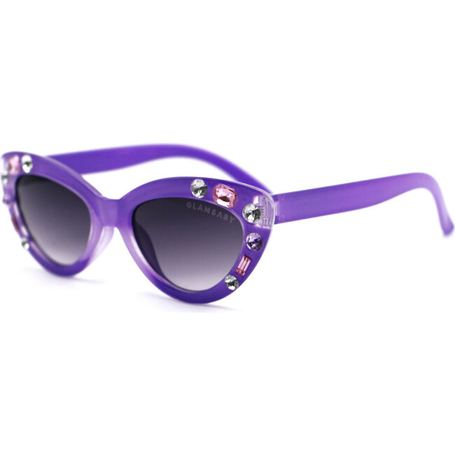 Scarlett Sunglasses, Purple - Sunglasses - 1