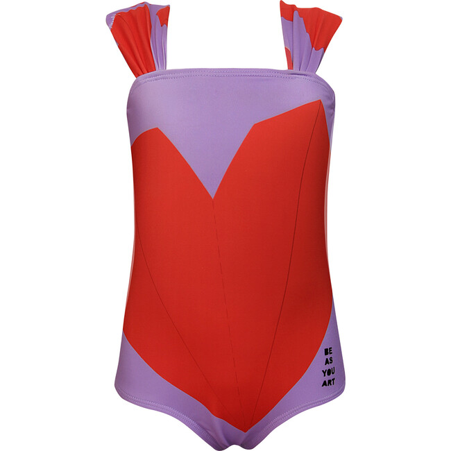 Girls Palm One Piece Swimsuit, Be As You Art