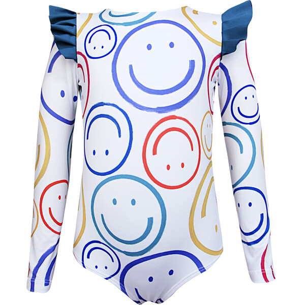 Girl Wings Longsleeve Swimsuit, Art Makes You Happy - Pepita & Me Swim