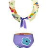 Girls Ilana Bikini, Birds Collage Yellow - Two Pieces - 3