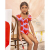 Girls Bubble One Piece Swimsuit, Do It For Yourself Heart - One Pieces - 2