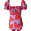 Girls Waffles One Piece Swimsuit, Do It For Yourself Heart - One Pieces - 4