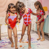 Girls Bubble One Piece Swimsuit, Do It For Yourself Heart - One Pieces - 3