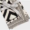 Set of 2 Geo Print Napkins, Black - Tabletop - 3