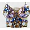 Jeweled Butterfly Napkin Rings, Blue - Tableware - 6