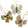 Butterfly Hanging Ornament Set, Neutral - Ornaments - 1 - thumbnail