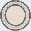 Ruffle Edge Straw Placemat, Indigo - Tableware - 3