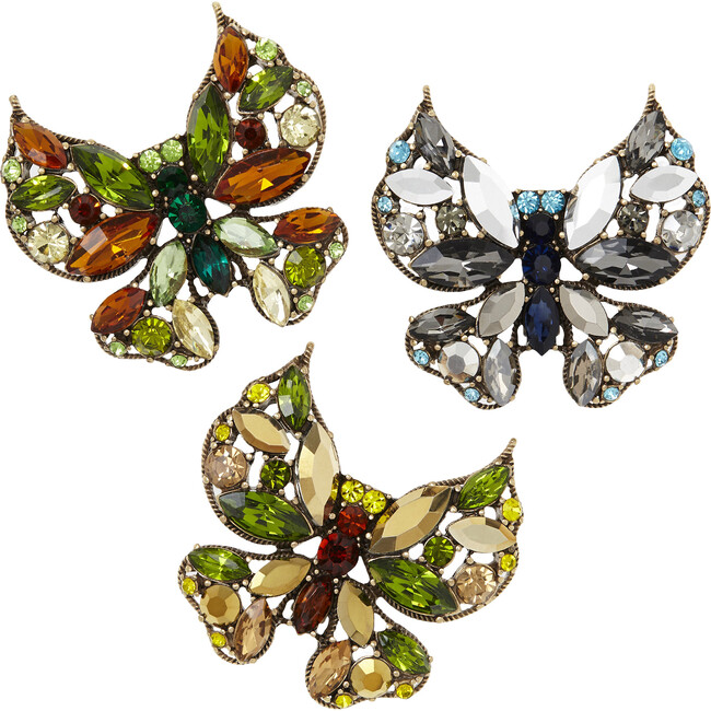 Butterfly Clip Set, Multi - Accents - 1