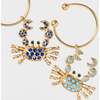 Crab Wine Charms, Rainbow - Tabletop - 3
