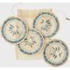 Bee Straw Coasters, Blue - Tabletop - 4