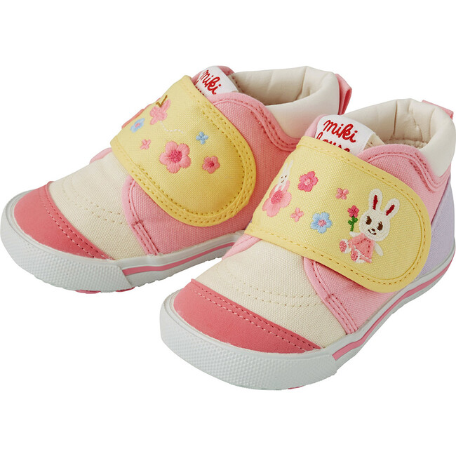 Bunny & Flower Second Shoes, Pink