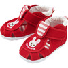 Bunny Closed Toe Cotton Sandal, Red - Sandals - 1 - thumbnail