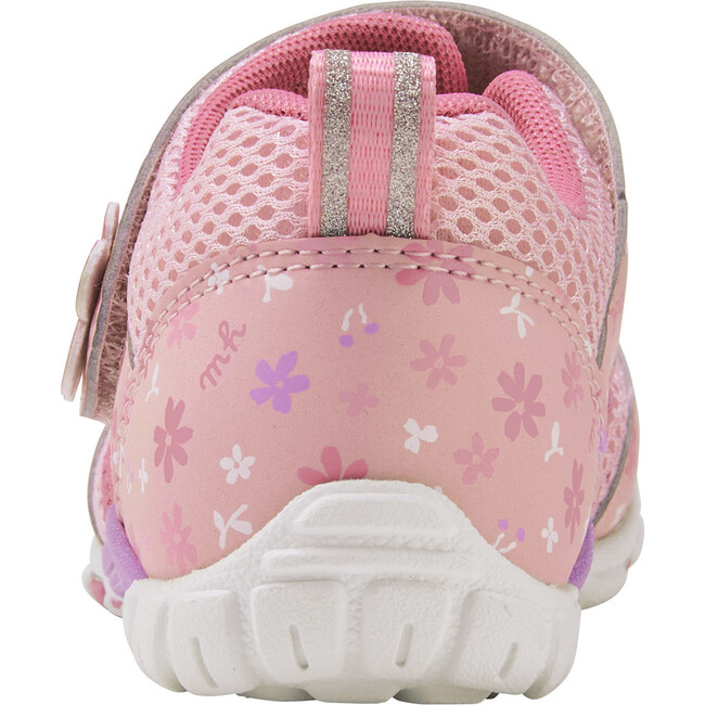 Kids Floral Mesh Sandals, Pink