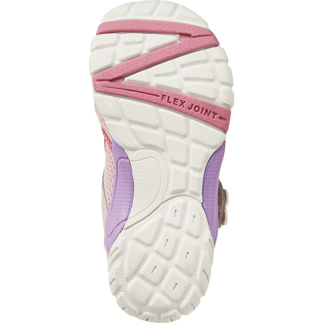 Kids Floral Mesh Sandals, Pink - Sandals - 5