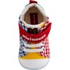 Patchwork Gingham High Top First Walker Shoes, Multi - Sneakers - 3