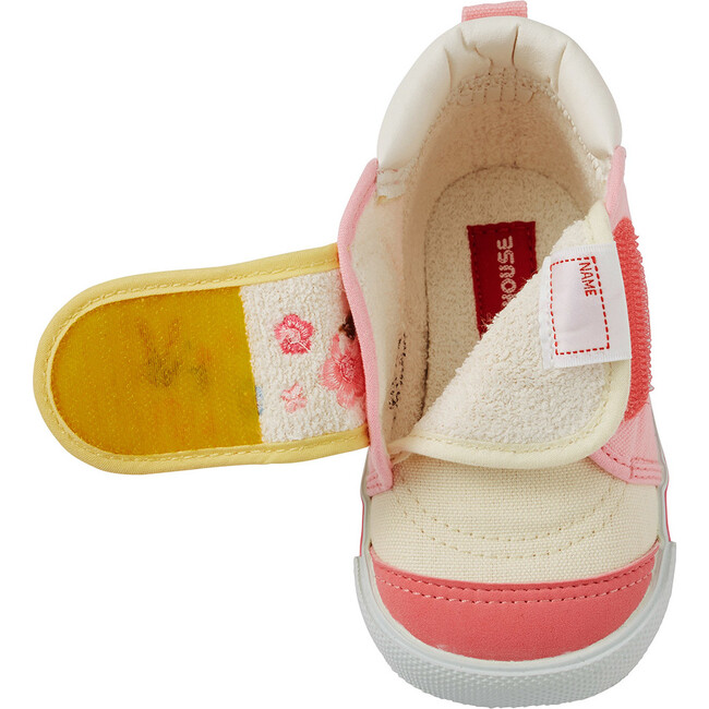 Bunny & Flower Second Shoes, Pink - Sneakers - 7