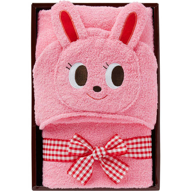 Animal Hooded Blanket Gift Box, PINK