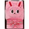 Animal Hooded Blanket Gift Box, PINK - Blankets - 1 - thumbnail